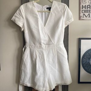 Banana Republic White Romper